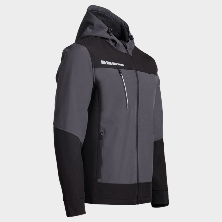 RUNE, Jachetă de lucru tip softshell din poliester cu spandex, 300 g/mp [5]