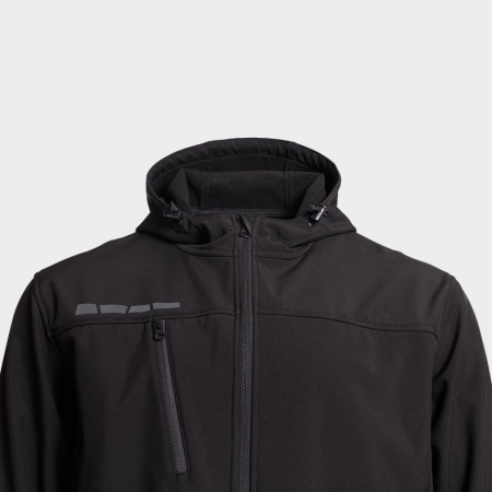 RUNE, Jachetă de lucru tip softshell din poliester cu spandex, 300 g/mp [6]