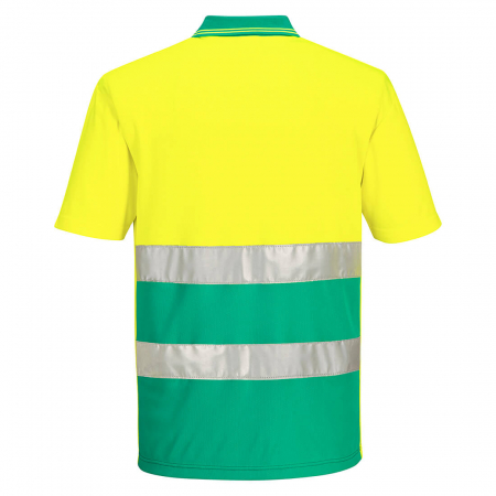 S175, Tricou polo HI-VIS cu mânecă scurtă, din poliester tricotat, 150 g/mp [4]
