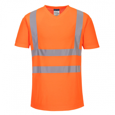 Tricouri si bluze reflectorizante (HI-VIS) - S179, Tricou cu anchior Hi-Vis din bumbac și poliester, 175 g/mp, cu inserții din plasă
