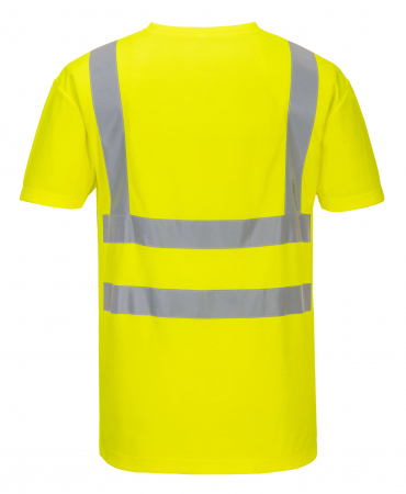 S179, Tricou cu anchior Hi-Vis din bumbac și poliester, 175 g/mp, cu inserții din plasă [4]
