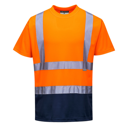 Îmbrăcăminte REFLECTORIZANTĂ (HI-VIS) - S378, Tricou reflectorizant din poliester 100%, tricotaj Bird Eye, 150 g/mp