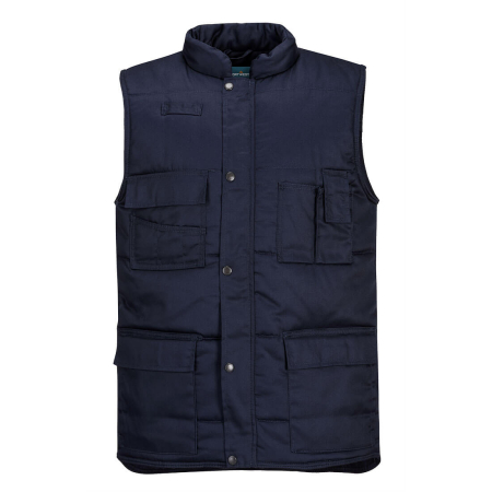 S414, Vestă de lucru, din 65% poliester, 35% bumbac twill, căptușeală 100% bumbac tartan, 190 g/mp [2]