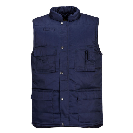 S414, Vestă de lucru, din 65% poliester, 35% bumbac twill, căptușeală 100% bumbac tartan, 190 g/mp [0]