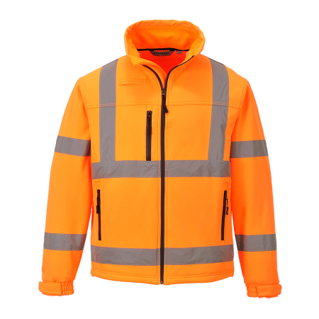 S424, Jachetă reflectorizantă tip softshell din poliester și elastan, 310 g/mp [1]