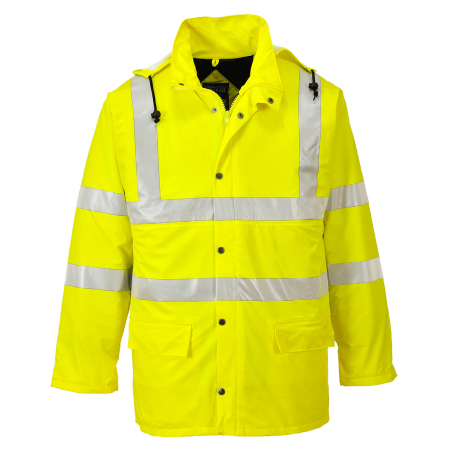 IMBRACAMINTE - S490, Jachetă de iarnă HI-VIS din 100% poliester, tricot, strat superior din poliuretan, 185 g/mp