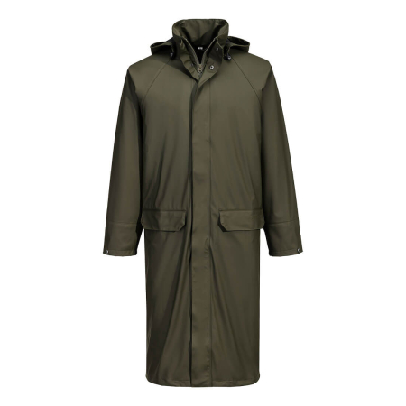 Imbracaminte UZ GENERAL - S658, Halat lung din 100% poliester, tricot, strat superior din poliuretan, 180 g/mp