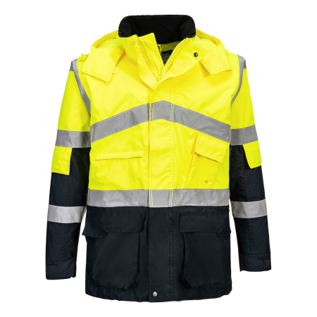 IMBRACAMINTE - S760, Jachetă de ploaie HI-VIS din 100% poliester, 190 g/mp