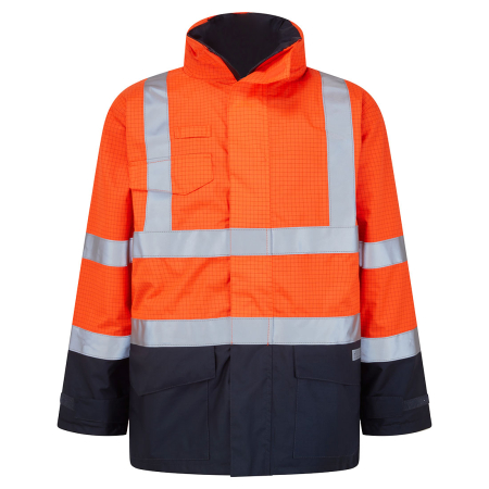 Jachete| Bluze Ignifuge - S779, Jachetă ignifugă HI-VIS din poliester impermeabil, 250 g/mp, cu căptușeală detașabilă din fleece
