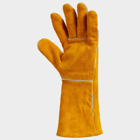 SAHARA, Mănuși de sudură din piele de bovină, manșetă 15 cm [3]