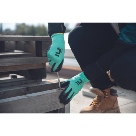 SALANGANA, Mănuși de protecție din poliester (corps), imersate în latex [2]