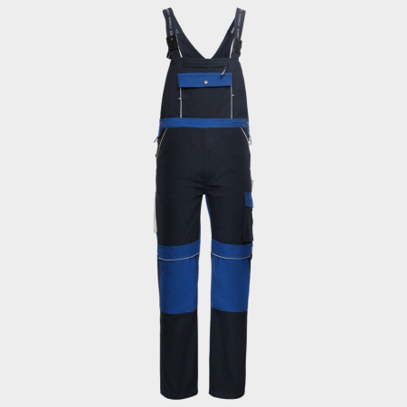Pantaloni cu pieptar - SEATTLE, Pantaloni cu pieptar, bumbac 100%, buzunare multiple si genunchiere
