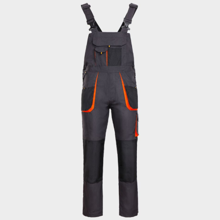 Pantaloni cu pieptar - KASTOR CLASSIC, Pantaloni cu pieptar din bumbac 35% și poliester 65%, 260g/mp