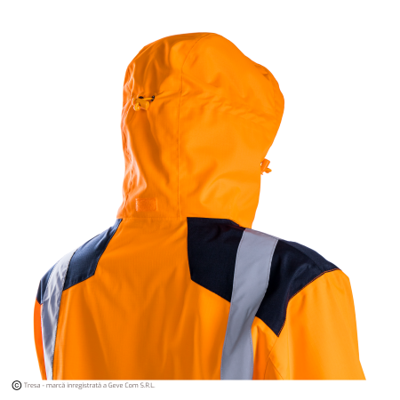 SANGAKU, Jachetă de ploaie HI-VIS din poliester ripstop Oxford 300D, căptușeală din plasă 75 g/mp [10]