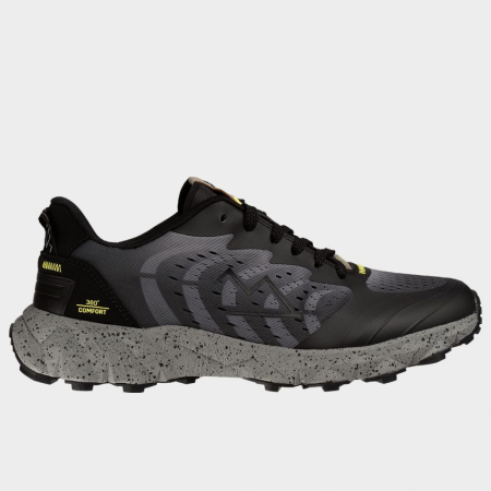 ÎNCĂLȚĂMINTE - SANTIAGO DARK GREY, pantof sport din material textil cu inserții TPU