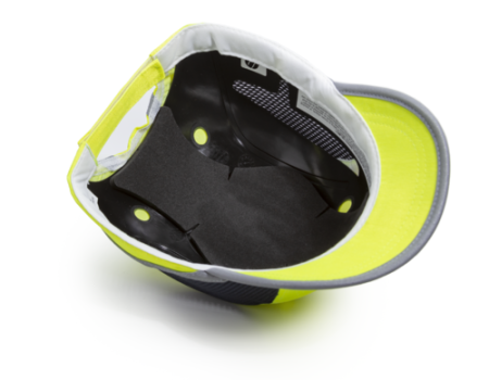 SHOCKPROOF CAP HV, Șapcă de protecție antișoc, calotă din ABS articulată cu pernă din spumă EVA, reglare cu velcro (58–63 cm), 168 g [2]