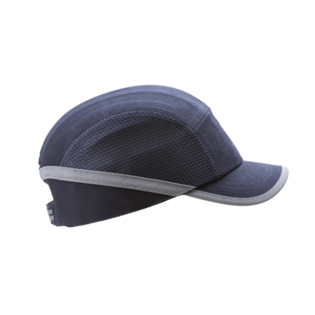 CĂȘTI DE PROTECȚIE - SHOCKPROOF CAP, Șapcă de protecție antișoc, calotă din ABS articulată cu pernă din spumă EVA, reglare cu velcro (54–59 cm), 168 g