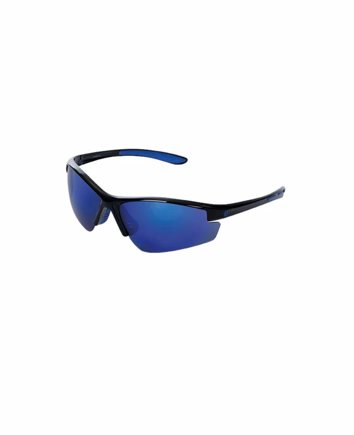 Ochelari de protecție - SAPHIRE, Ochelari de protecție din policarbonat cu lentilă smoke albastru REVO, anti-aburire, anti-zgâriere, UV400