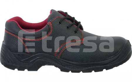 FF SC-02-001 ULM S1, Pantofi de protecție din piele cu bombeu metalic, talpă antiderapantă SR [6]