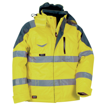 COFRA RESCUE, Jachetă de protecție înaltă vizibilitate (Hi-Vis) din poliester cu membrană din poliuretan [0]