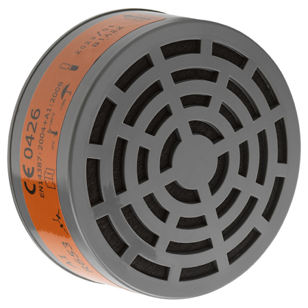 PROTECȚIE RESPIRATORIE - SE154A, Cartuș filtrant A1 împotriva vaporilor și gazelor organice