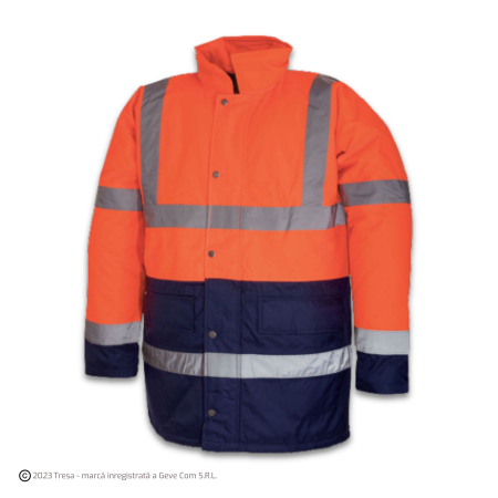 Jachete reflectorizante (HI-VIS) - SEFTON, Jachetă HI-VIS de iarnă, din Poliester Oxford și PU