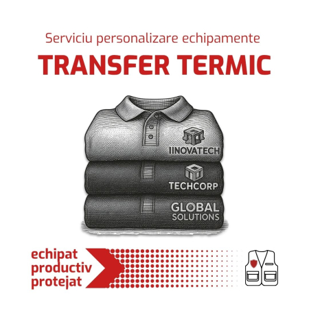 Fesuri, capisoane si sepci - Serviciu personalizare echipamente - transfer termic