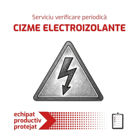 Cizme - Serviciu verificare periodică - cizme electroizolante