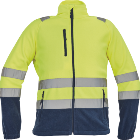 Îmbrăcăminte REFLECTORIZANTĂ (HI-VIS) - SEVILLA HV FLEECE, Costum reflectorizant din poliester, 280 g/mp