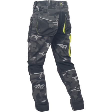SHELDON CAMOU, Pantaloni de lucru din poliester și bumbac, 270 g/mp [2]