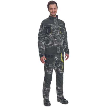 SHELDON CAMOU, Pantaloni de lucru din poliester și bumbac, 270 g/mp [3]