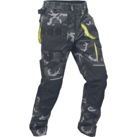 SHELDON CAMOU, Pantaloni de lucru din poliester și bumbac, 270 g/mp [1]
