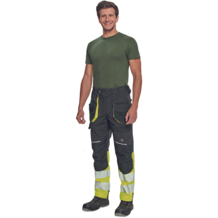 SHELDON HV DW, Pantaloni reflectorizanți din poliester și bumbac, 270 g/mp [5]