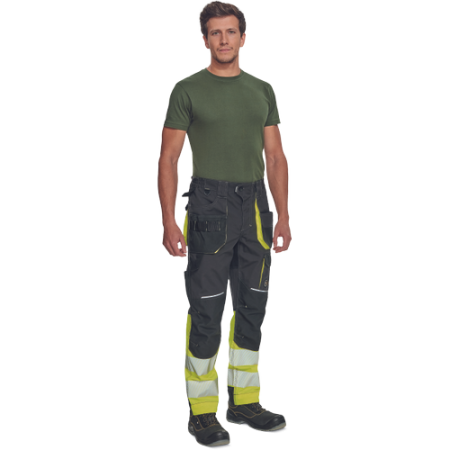 SHELDON HV DW, Pantaloni reflectorizanți din poliester și bumbac, 270 g/mp [3]