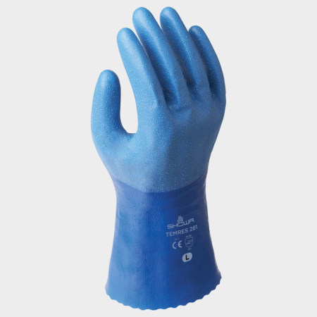 PROTECȚIA MÂINILOR - SHOWA 281 TEMRES, Manusi de protectie chimica din poliuretan micro-ventilat, impermeabile