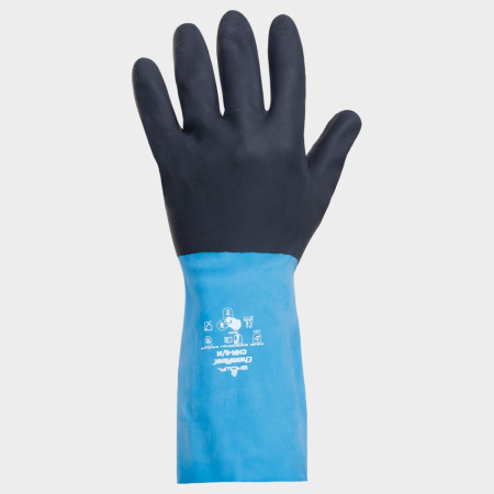 Protecție mecanică - SHOWA CHEM MASTER, Manusi de protectie chimica din latex si neopren