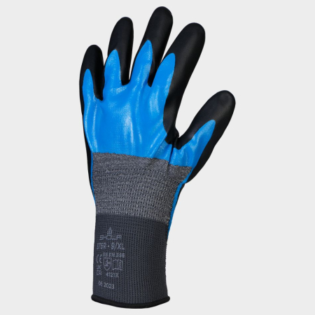 SHOWA Double Dip, Manusi de protectie mecanica din nitril spuma, dubla acoperire [3]