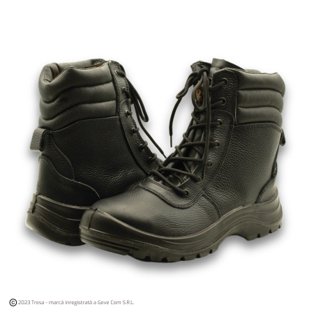 Bocanci - SIBERITE WINTER S3 CI, Bocanci de protecție îmblăniți din piele naturală, bombeu metalic, lamelă antiperforație, fețe hidrofobizate, talpă SRC