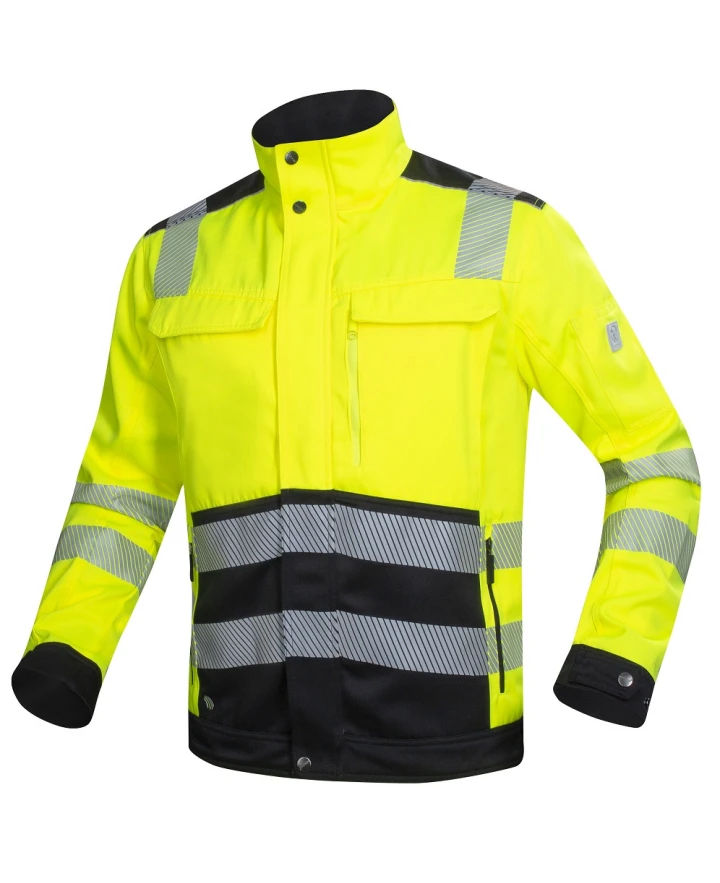 Jachete reflectorizante (HI-VIS) - SIGNAL+, Jachetă de lucru HI-VIS din poliester și bumbac twill, 290 g/mp