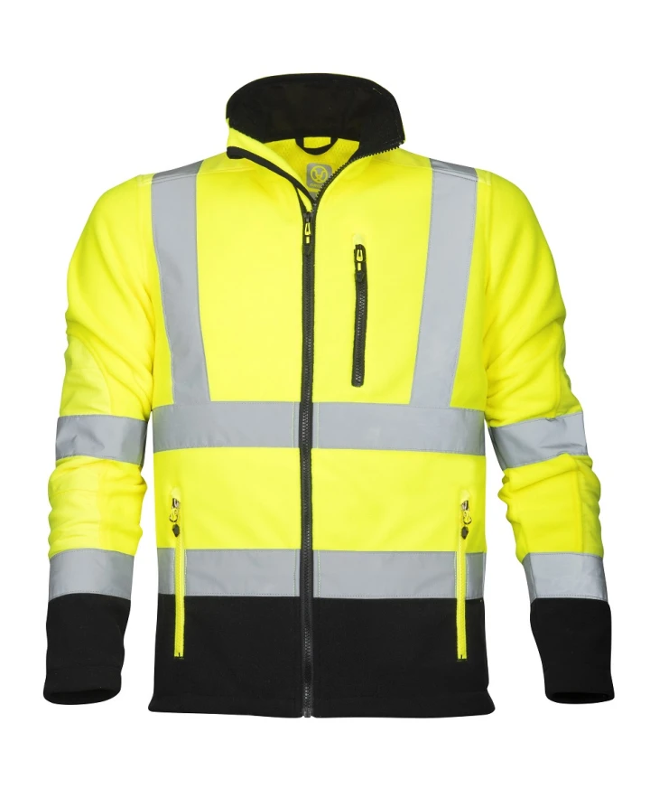 Jachete reflectorizante (HI-VIS) - SIGNAL, Jachetă de lucru HI-VIS din poliester cu interior polar fleece, 280 g/mp, EN ISO 20471 Clasa 2/3