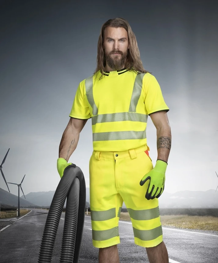 SIGNAL, Tricou HI-VIS cu mânecă scurtă din amestec bumbac-poliester, 150 g/mp [1]