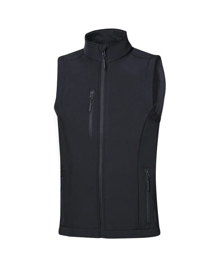 Veste Termoizolante - SIMHIT, Vesta din poliester softshell și elastan, 310 g/mp, tratament rezistent la apă