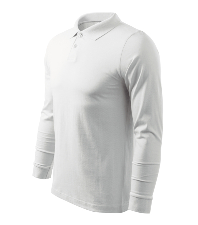 SINGLE J. LS, Tricou polo de lucru din bumbac, cu mânecă lungă pentru bărbați [0]