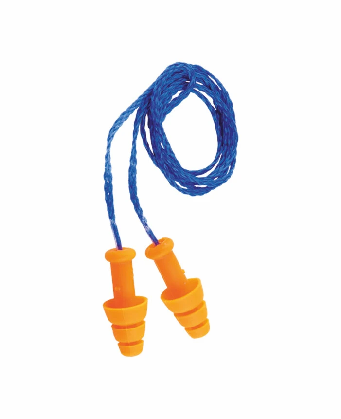 Antifoane interne cu fir - SMARTFIT, Dopuri de urechi reutilizabile din material CMT termoactiv, cu șnur și cutie de depozitare, SNR 30 dB