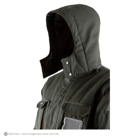 SNIPER II, Jachetă parka din bumbac Twill 100%, 300 g/mp, căptușeală din poliester 220 g/mp, glugă și mâneci detașabile [2]