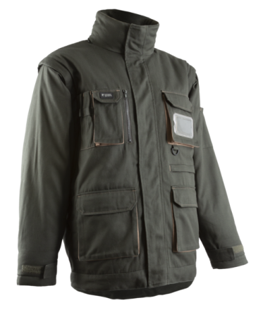 SNIPER II, Jachetă parka din bumbac Twill 100%, 300 g/mp, căptușeală din poliester 220 g/mp, glugă și mâneci detașabile [8]