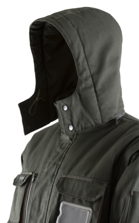 SNIPER II, Jachetă parka din bumbac Twill 100%, 300 g/mp, căptușeală din poliester 220 g/mp, glugă și mâneci detașabile [5]