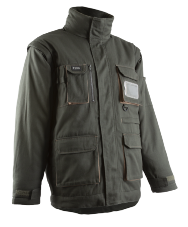 SNIPER II, Jachetă parka din bumbac Twill 100%, 300 g/mp, căptușeală din poliester 220 g/mp, glugă și mâneci detașabile [9]