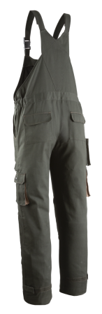 SNIPER II, Salopetă cu pieptar din twill 100% bumbac, protecție genunchi, 300 g/mp [6]