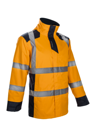 Jachete reflectorizante (HI-VIS) - SOKOBIE, Jachetă HI-VIS de iarnă tip parka din poliester Oxford Ripstop 300D, căptușeală termică SORONA